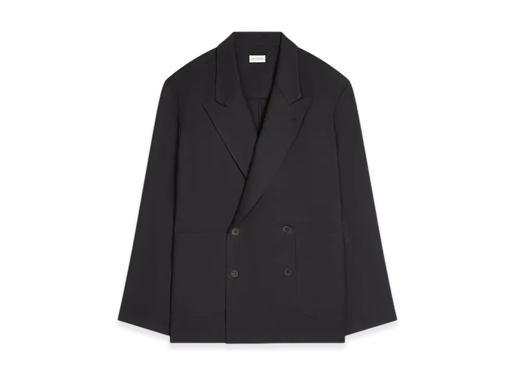 DRIES VAN NOTEN Blazer Shirt "Black"