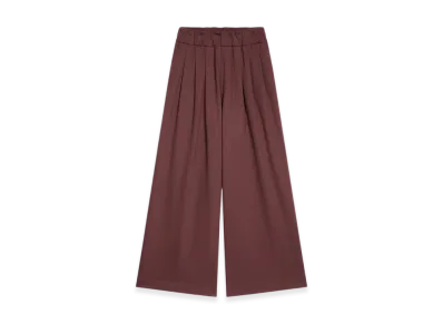 DRIES VAN NOTEN Pleated Sweatpants "Burgundy"