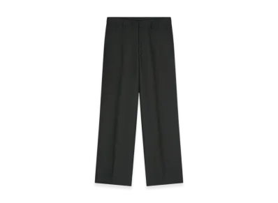 DRIES VAN NOTEN Cropped Wool Pants "Black"