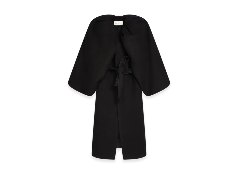 DRIES VAN NOTEN Constructed Wool Coat "Midnight"