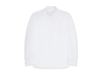 DRIES VAN NOTEN Adjustable Cotton Shirt "White"