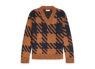DRIES VAN NOTEN Graphic Sweater "Light rust"