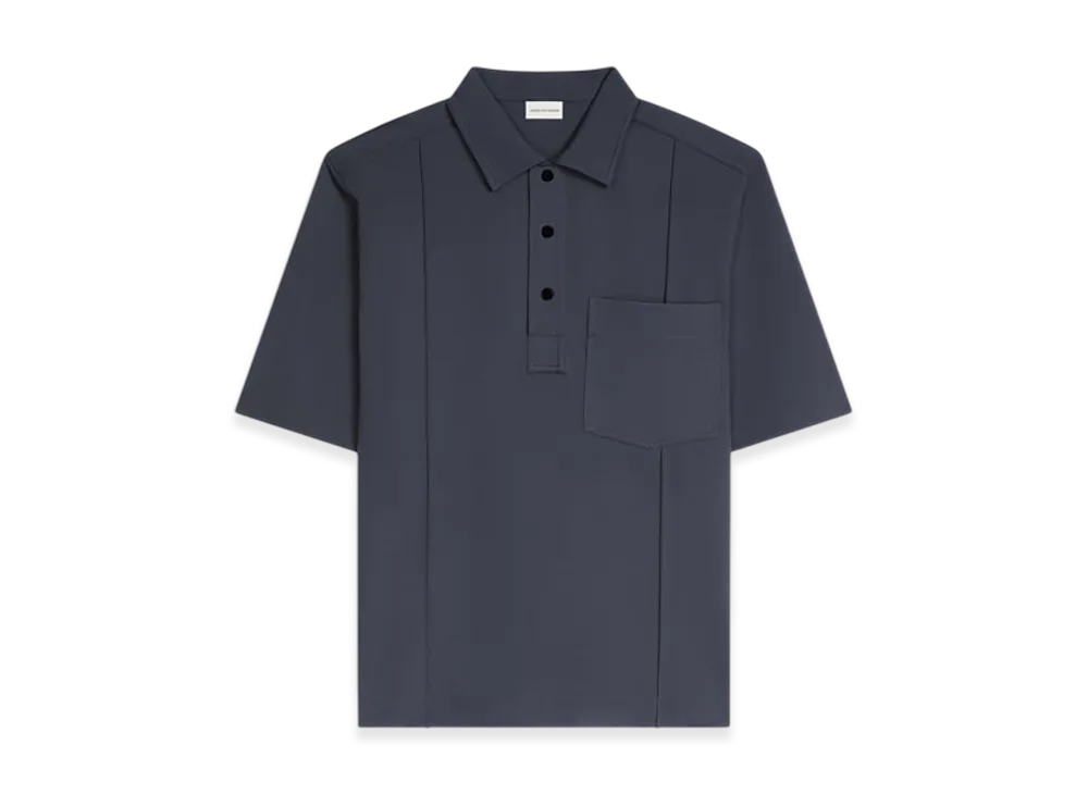 DRIES VAN NOTEN Viscose Polo Shirt "Raf"