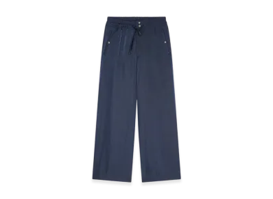 DRIES VAN NOTEN Loose Nylon Pants "Navy"
