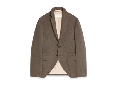 DRIES VAN NOTEN Cropped Suit Jacket "Brown"