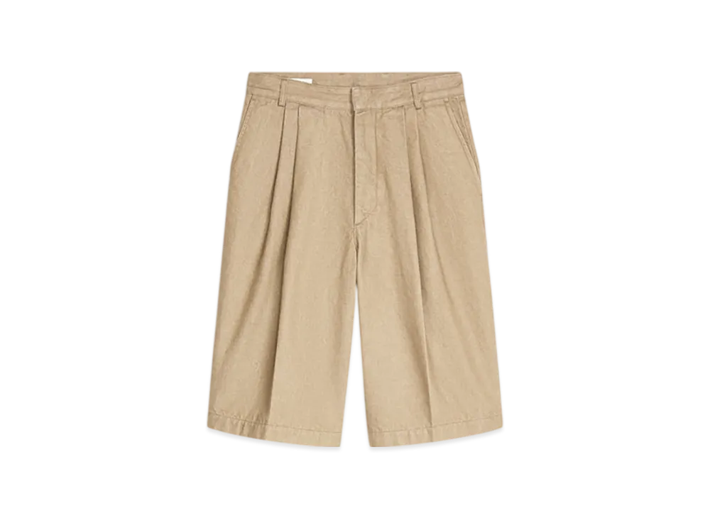 DRIES VAN NOTEN Tailored Denim Shorts "Stone"