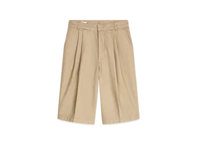 DRIES VAN NOTEN Tailored Denim Shorts "Stone"