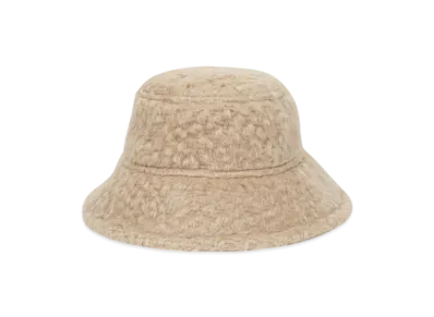 DRIES VAN NOTEN Wool Mohair Bucket Hat "Beige"