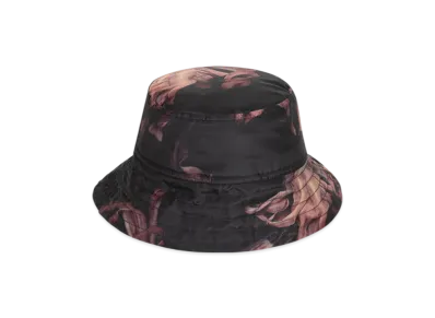 DRIES VAN NOTEN Printed Bucket Hat "Old rose"
