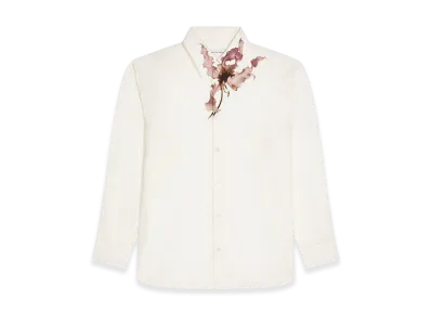 DRIES VAN NOTEN Loose Cotton Shirt "Pink"