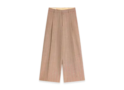 DRIES VAN NOTEN Wide Pleated Pants "Rust"