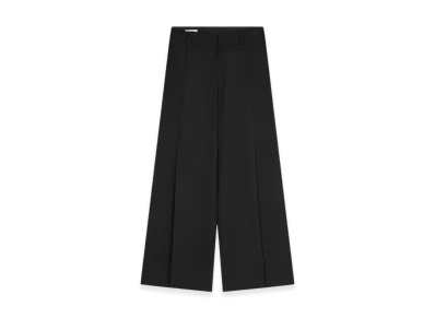 DRIES VAN NOTEN Wide Pleated Pants "Black"