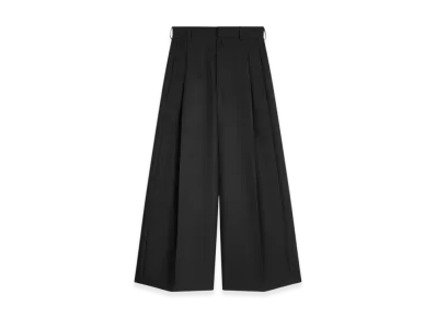DRIES VAN NOTEN Wide Pleated Pants "Black"