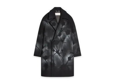 DRIES VAN NOTEN Wool Caban Coat "Black"