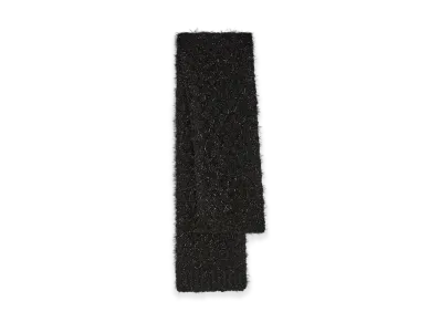 DRIES VAN NOTEN Women's Metallized Knit Scarf "Black"