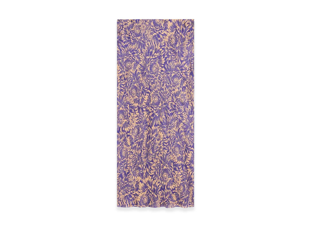 DRIES VAN NOTEN Women's Printed Silk Skirt "Peach"