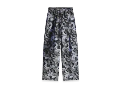 DRIES VAN NOTEN Women's Printed Tailored Pants "Black"