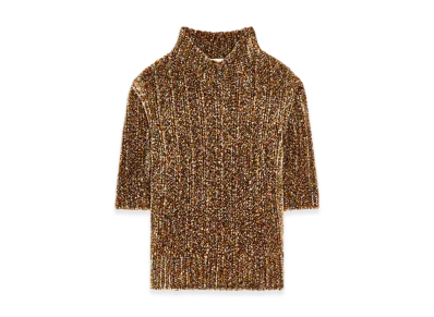 DRIES VAN NOTEN Women's Short Sleeved Sweater "Grey"