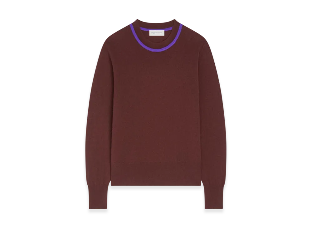 DRIES VAN NOTEN Women's Cashmere Sweater "Brown"
