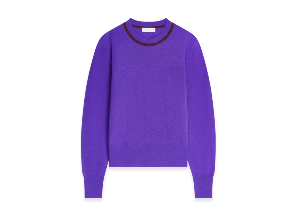 DRIES VAN NOTEN Women's Cashmere Sweater "Purple"