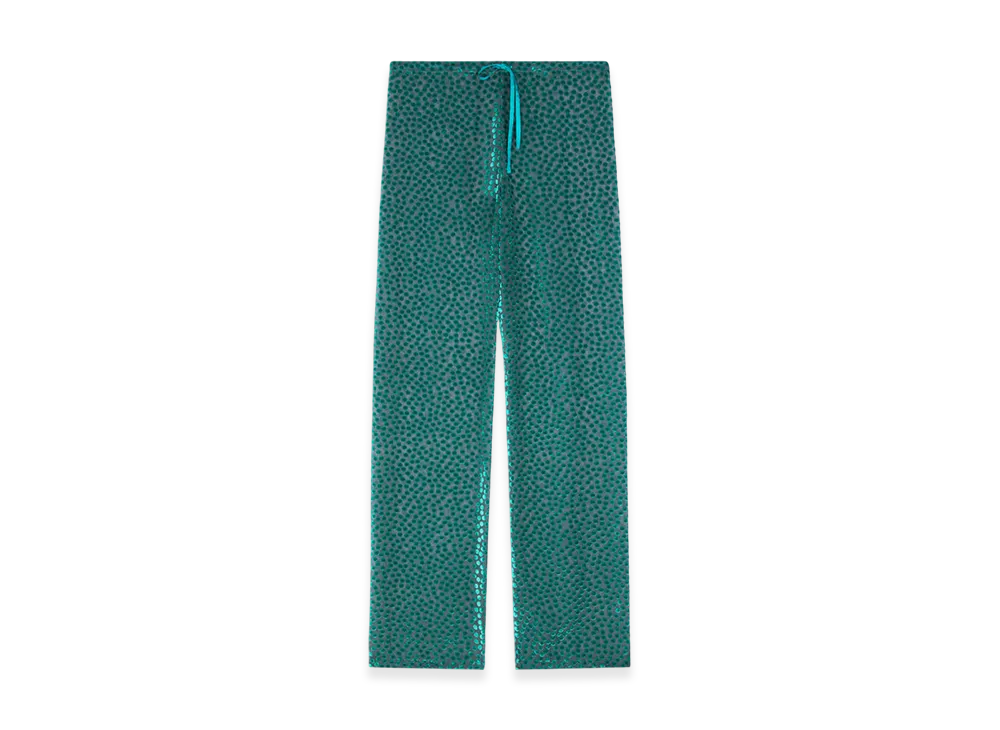 DRIES VAN NOTEN Women's Elasticated Pants "Turquoise"