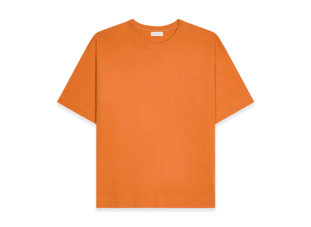 DRIES VAN NOTEN Women's Loose Cotton Tee "Orange"