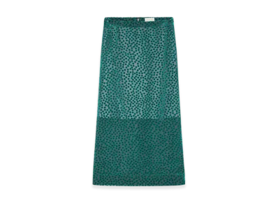 DRIES VAN NOTEN Women's Devore Skirt "Turquoise"