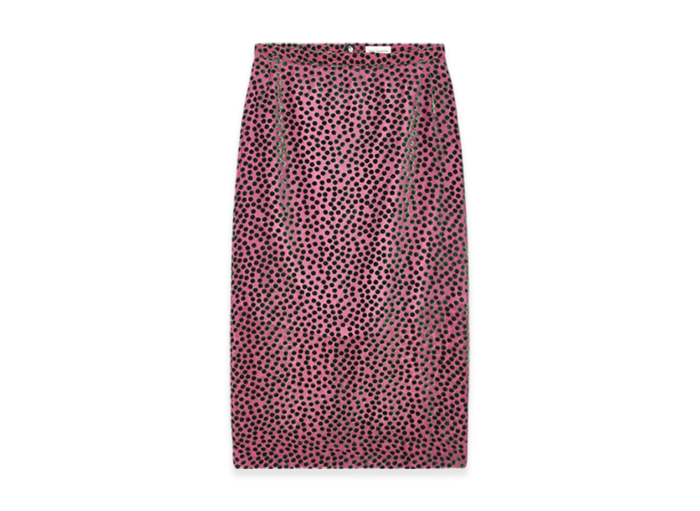 DRIES VAN NOTEN Women's Devore Skirt "Dark pink"