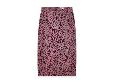 DRIES VAN NOTEN Women's Devore Skirt "Dark pink"