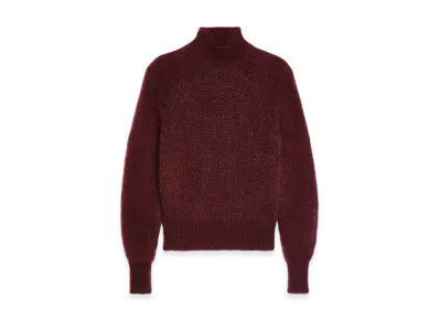 DRIES VAN NOTEN Women's Mohair Sweater "Bordeaux"