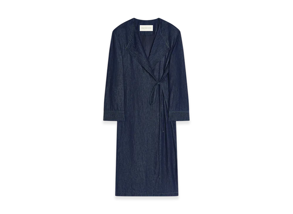 DRIES VAN NOTEN Women's Denim Coat "Indigo"