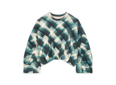 DRIES VAN NOTEN Women's Draped Sweatshirt "Bottle"