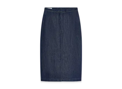DRIES VAN NOTEN Women's Denim Pencil Skirt "Indigo"