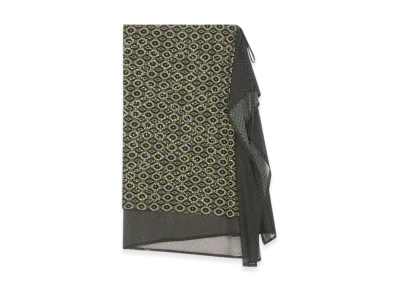 DRIES VAN NOTEN Women's Embellished Jersey Skirt "Green"