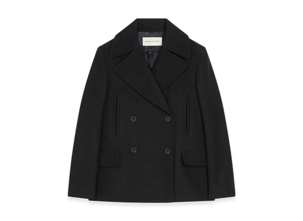 DRIES VAN NOTEN Women's Caban Jacket "Black"
