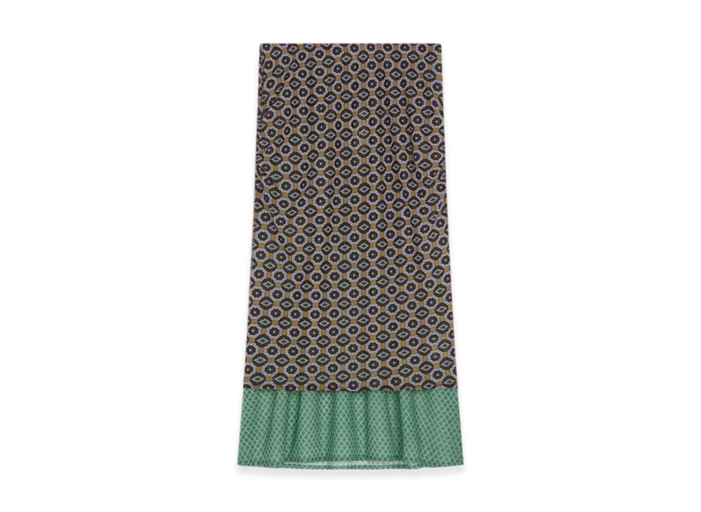 DRIES VAN NOTEN Women's Double Layered Skirt "Brown"