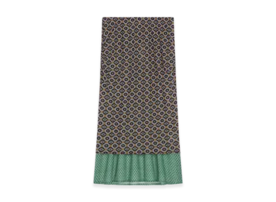 DRIES VAN NOTEN Women's Double Layered Skirt "Brown"
