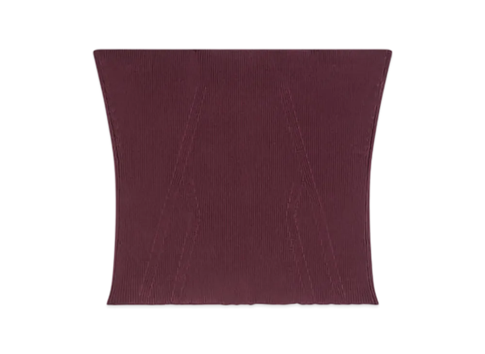 DRIES VAN NOTEN Women's Ribbed Cummerbund "Burgundy"