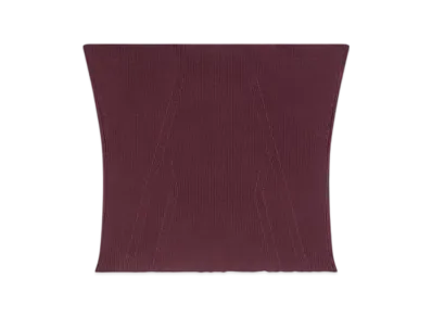 DRIES VAN NOTEN Women's Ribbed Cummerbund "Burgundy"