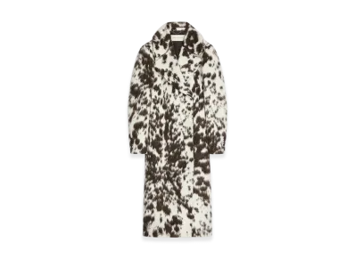 DRIES VAN NOTEN Women's Cowhide Coat "Brown"