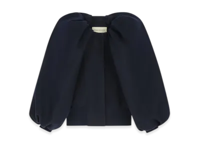 DRIES VAN NOTEN Women's Constructed Wool Jacket "Navy"