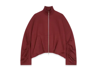 DRIES VAN NOTEN Women's Draped Jersey Jacket "Ruby"