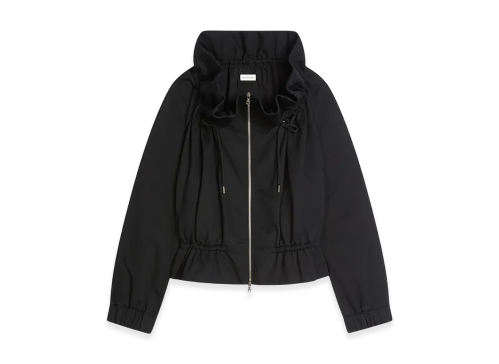 DRIES VAN NOTEN Women's Cocoon Jersey Blouson "Black"