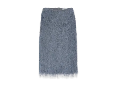 DRIES VAN NOTEN Women's Fringed Skirt "Dark grey"