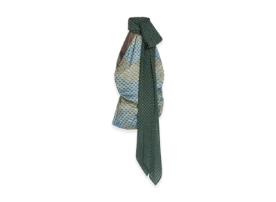 DRIES VAN NOTEN Women's Silk Halterneck Top "Stone"