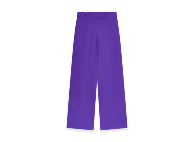 DRIES VAN NOTEN Women's Wide Leg Pants "Purple"