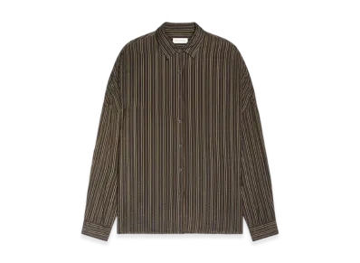 DRIES VAN NOTEN Women's Cupro Cocoon Shirt "Brown"
