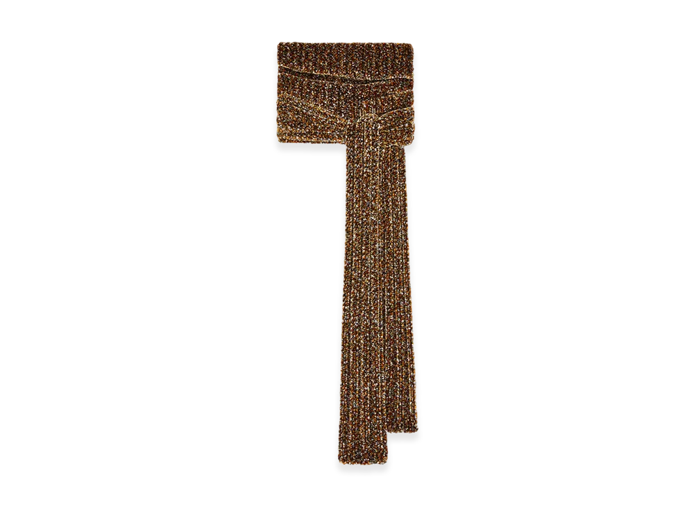 DRIES VAN NOTEN Women's Hooded Scarf "Grey"