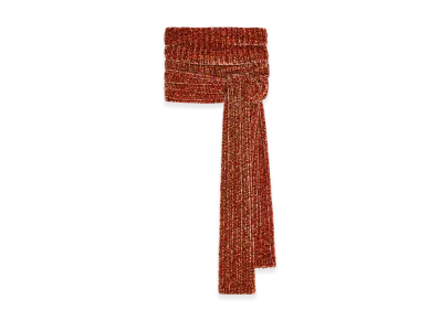 DRIES VAN NOTEN Women's Hooded Scarf "Peach"