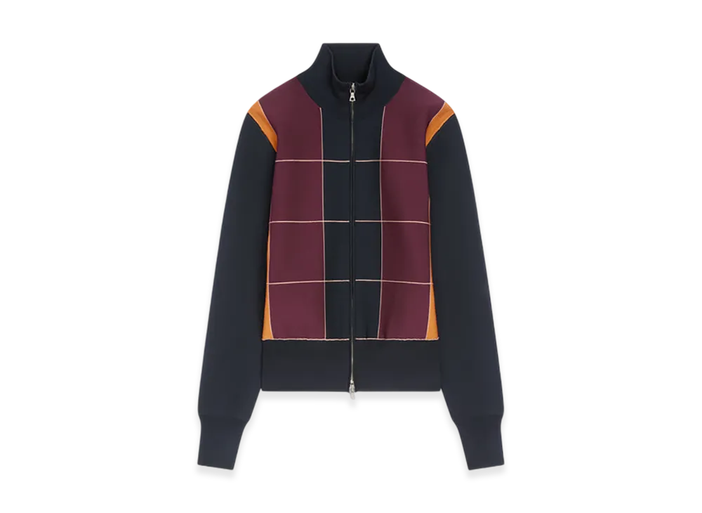 DRIES VAN NOTEN Women's Zipped Knit Cardigan "Navy"